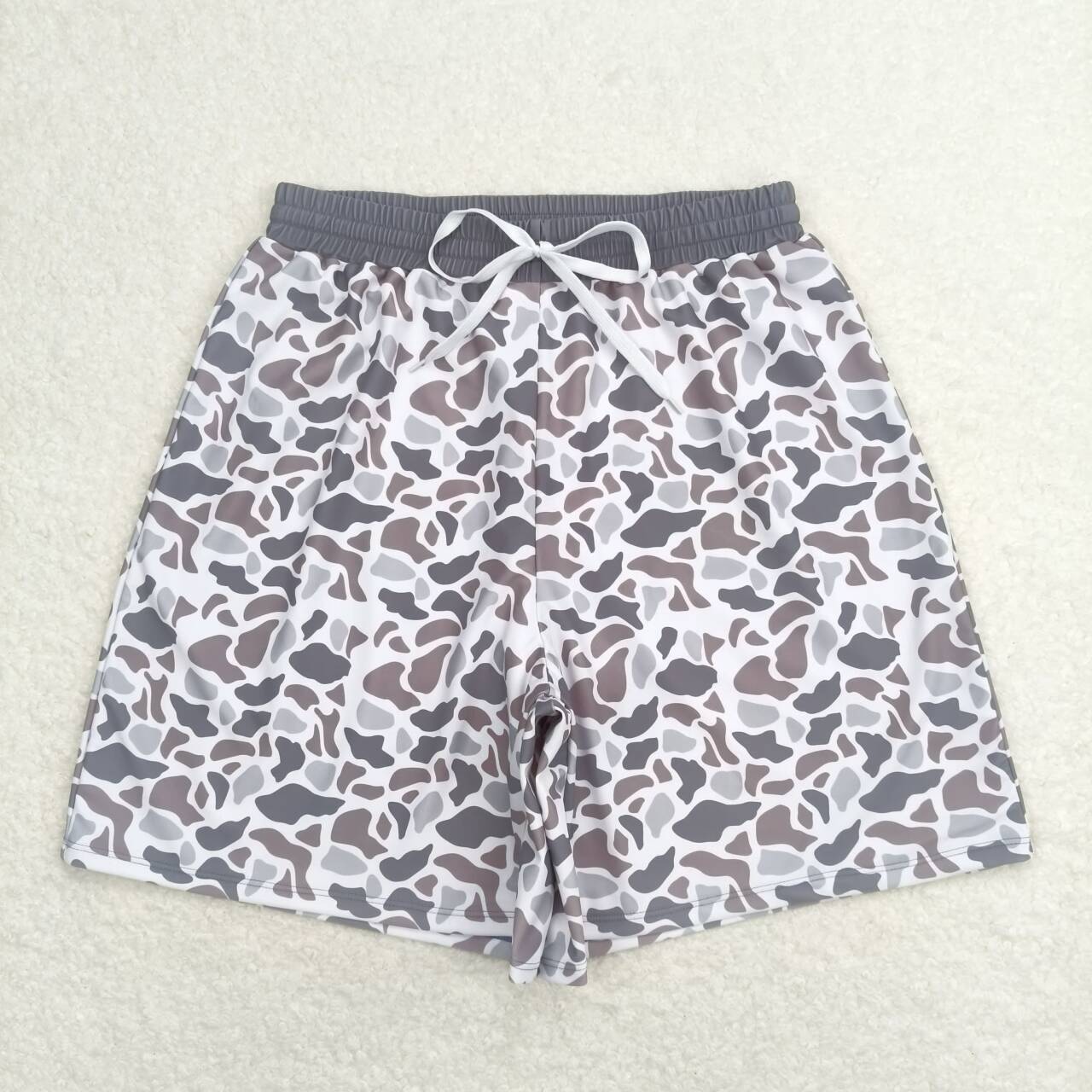 Adult Men light grey camouflage Trunks Swimsuits S0403