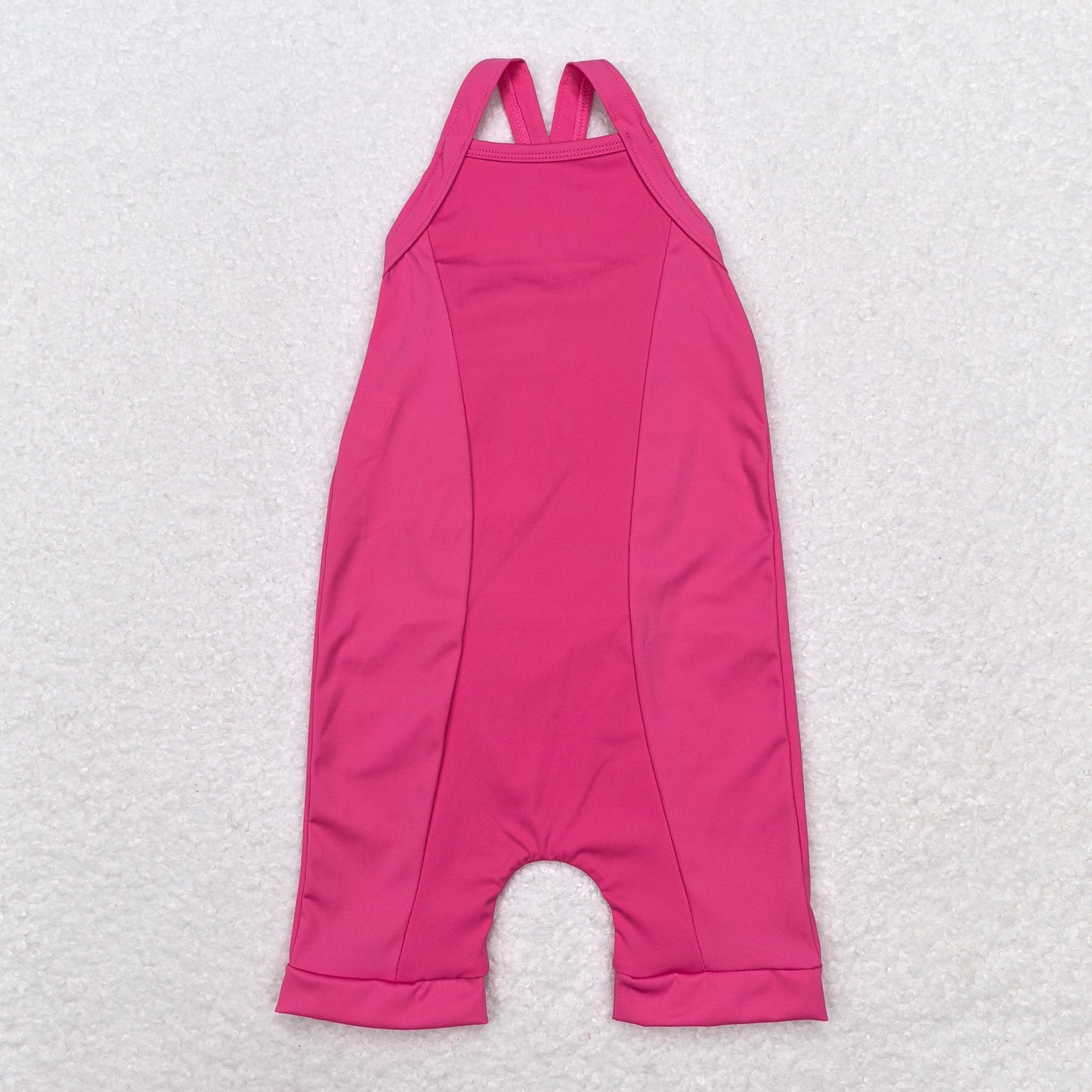 S0447 baby girl clothes pink girl summer swimsuit beach wear yoga wear