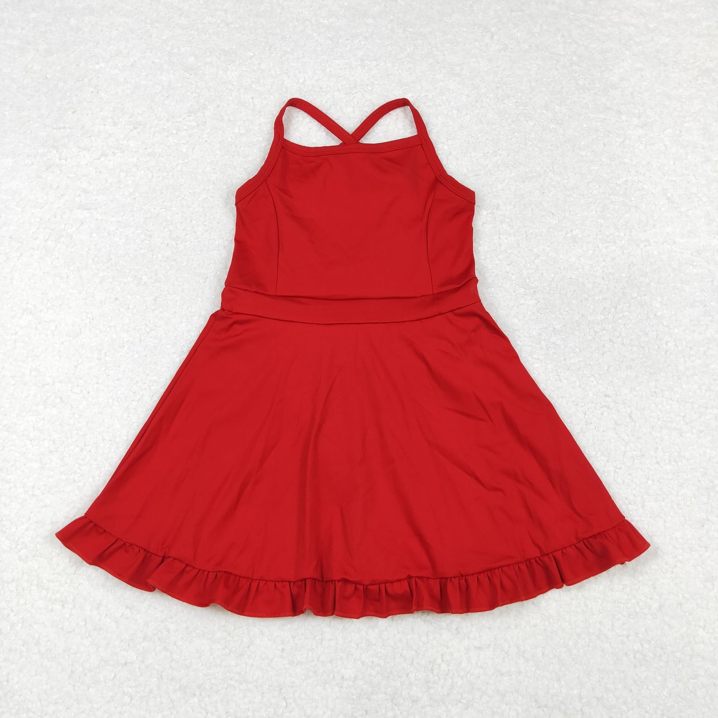 Sibling Baby Girls Knit Knee Length Active Wear Athletic Dresses