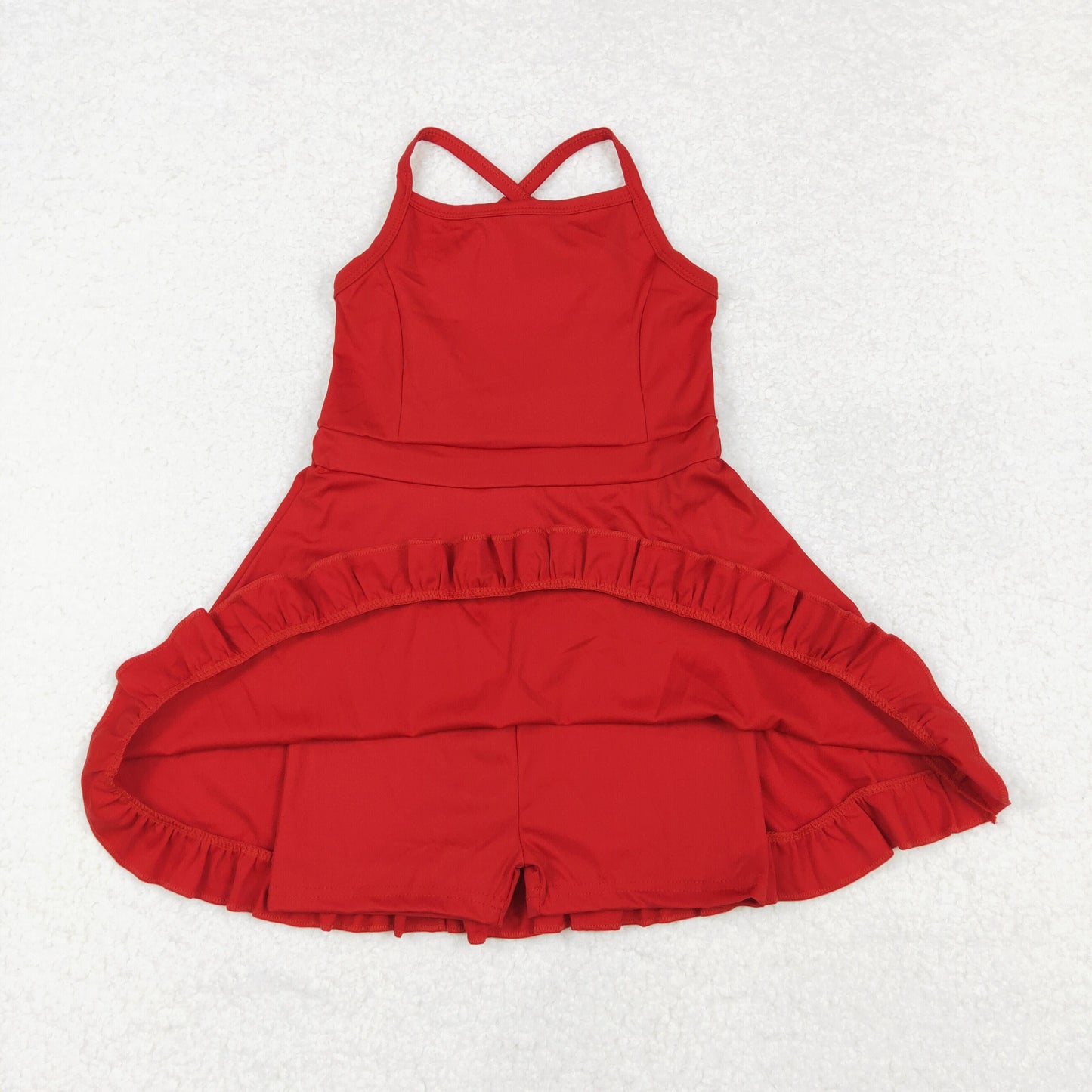 Sibling Baby Girls Knit Knee Length Active Wear Athletic Dresses