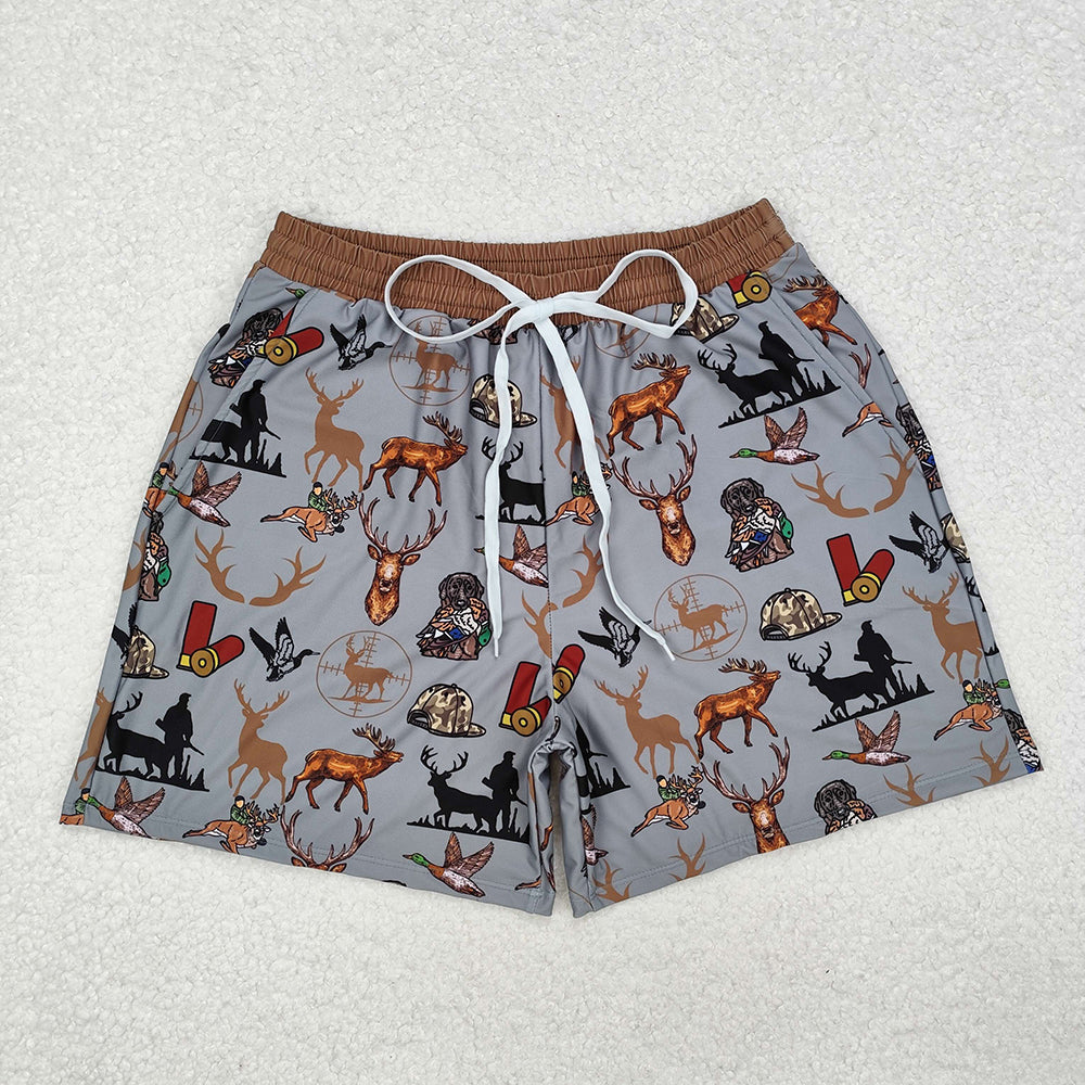 Adult Men deer hunting camo Trunks Swimsuits S0470
