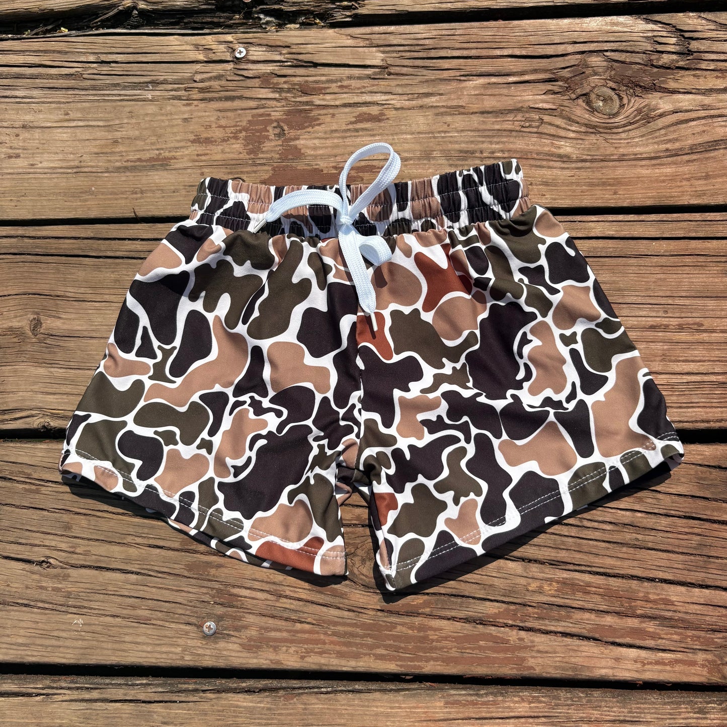 S0479 boys ducks camouflage summer swim shorts trunks