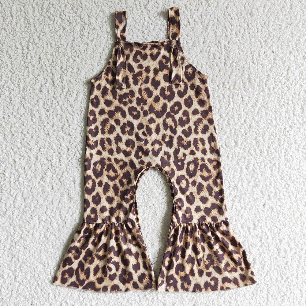 Sibling Baby Girls Summer Western Straps Jumpsuits