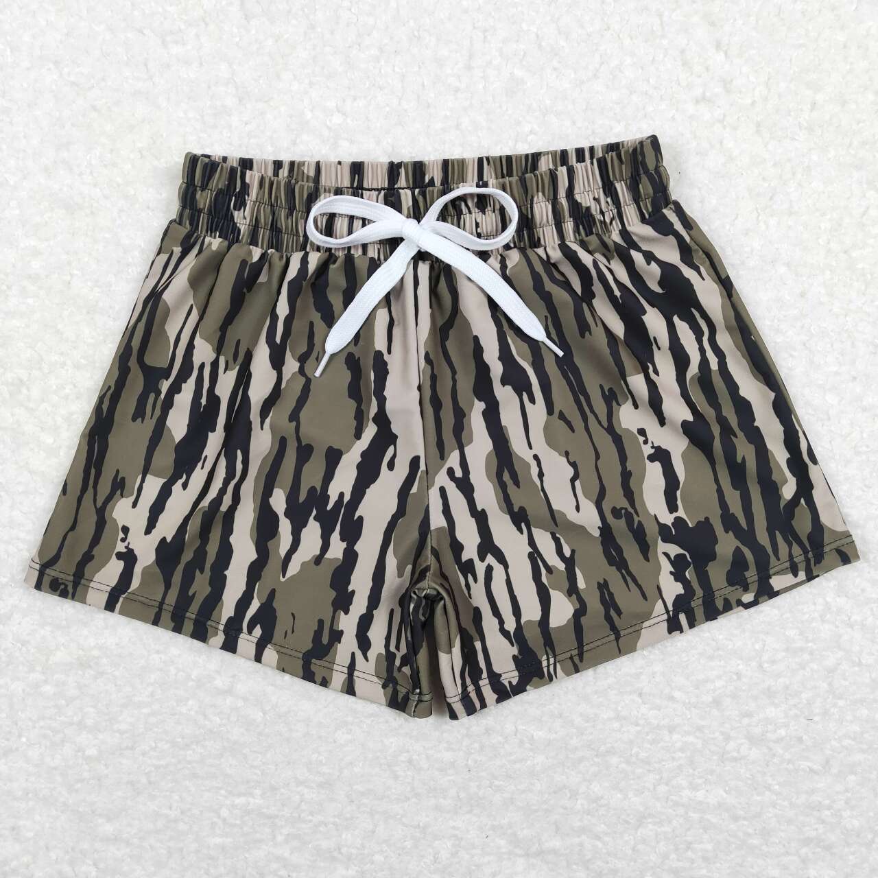 Ss0194 baby boy clothes boy camouflage swim trunks
