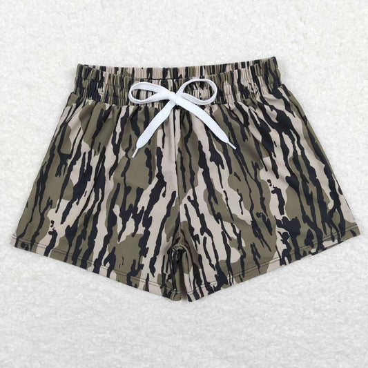Ss0194 baby boy clothes boy camouflage  swim trunks