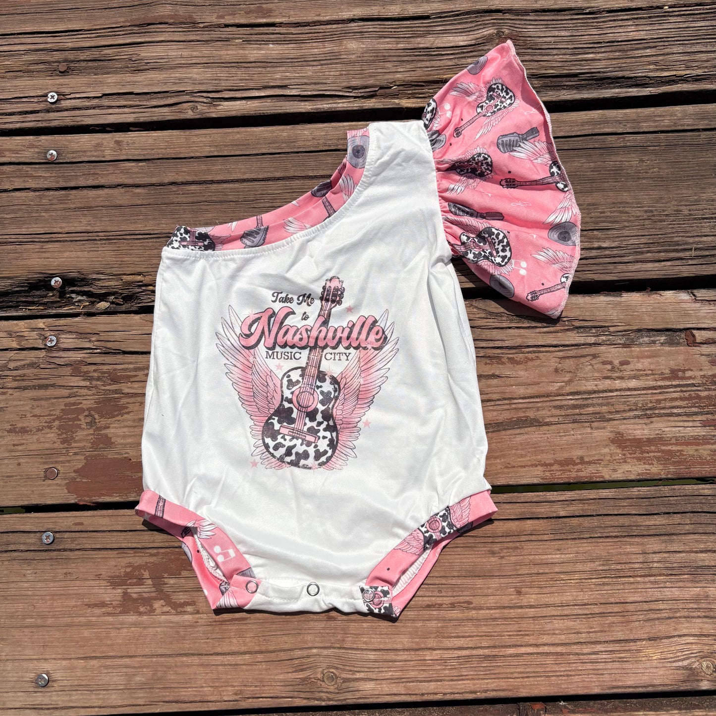 Sibling baby girls western flutter sleeve cowgirls rompers
