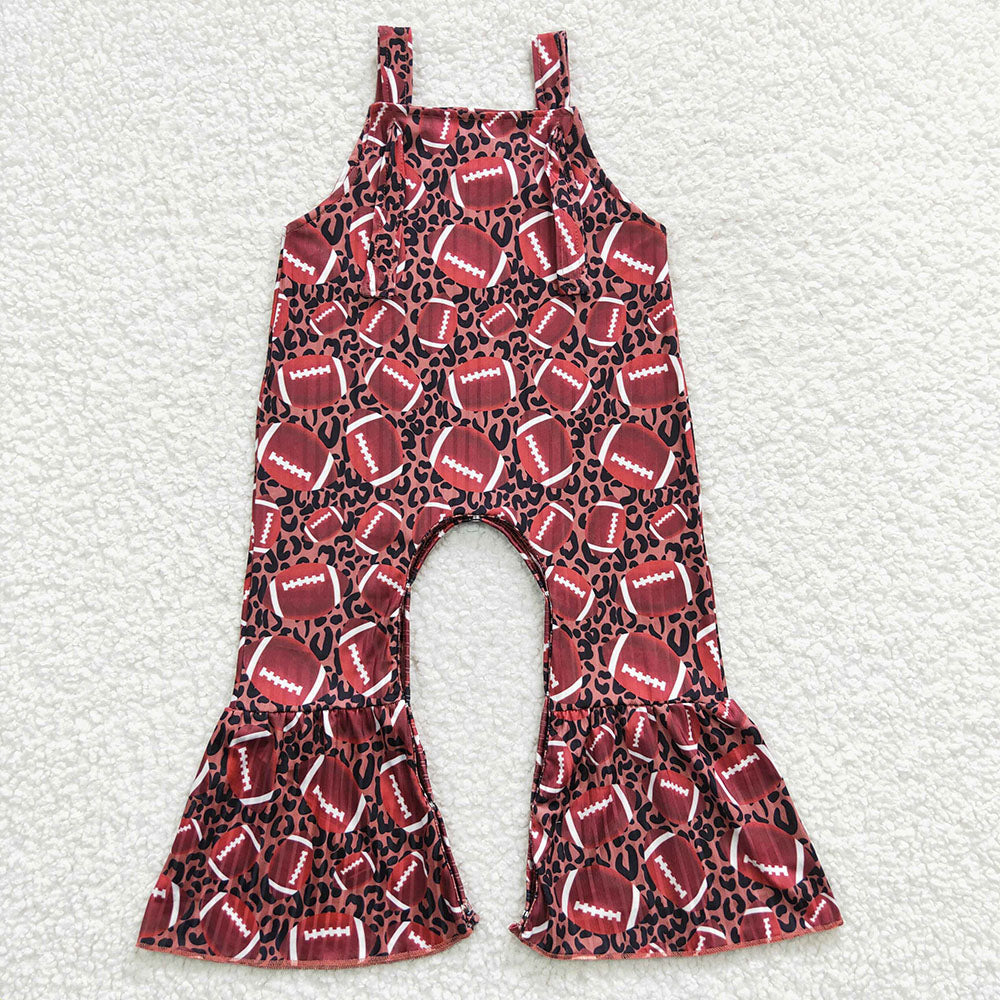 Sibling Baby Girls Summer Western Straps Jumpsuits