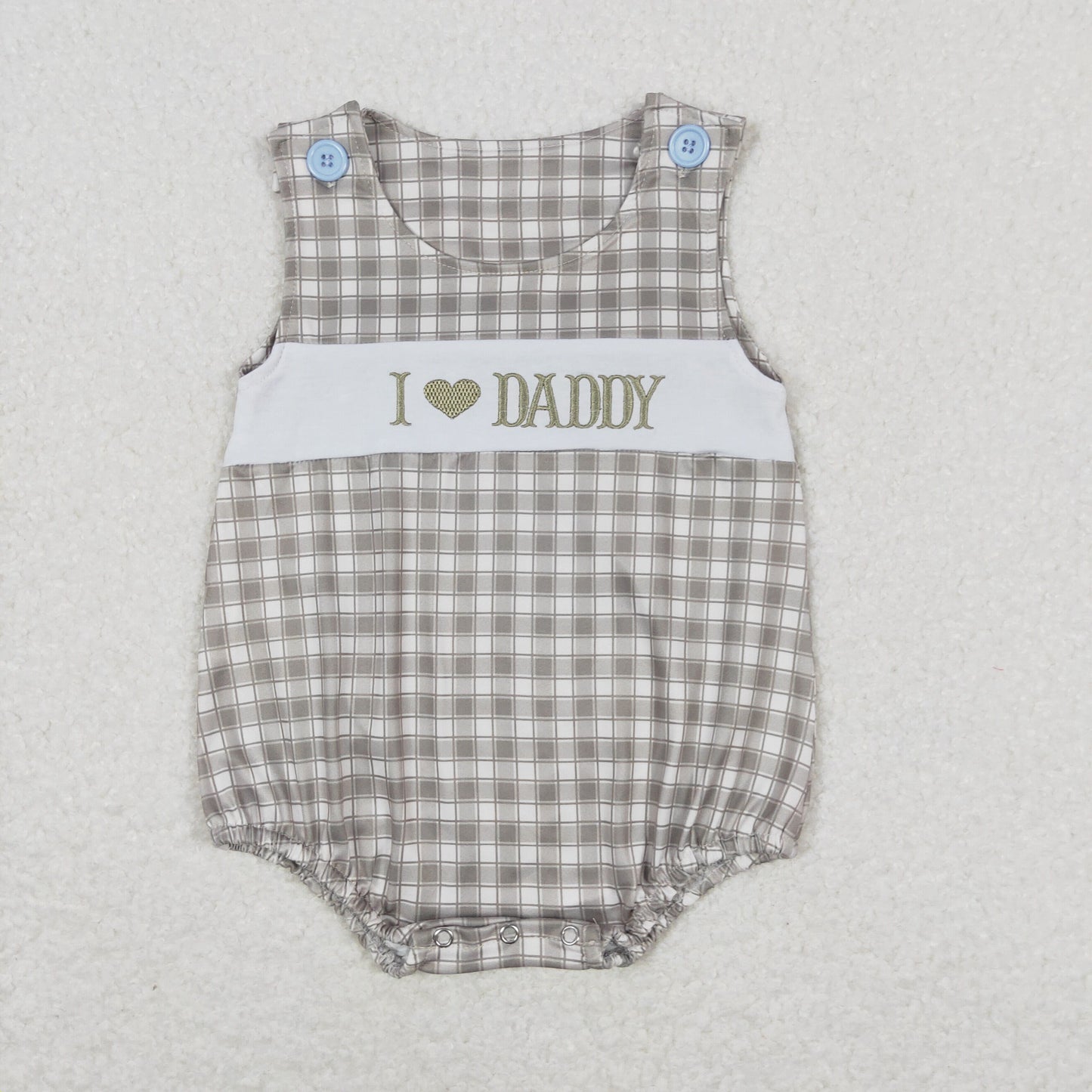SR1120 baby boy clothes embroidery I love daddy toddler boy summer bubble