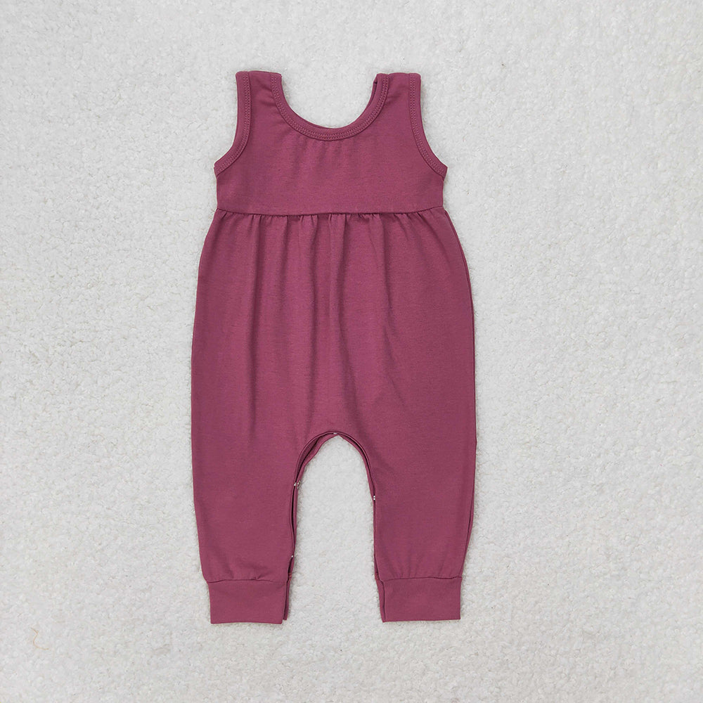 SR1453 Wine baby kids cotton summer rompers