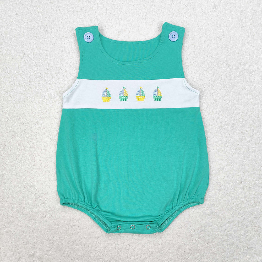 Sibling Baby Infant Boys Cute Summer Rompers
