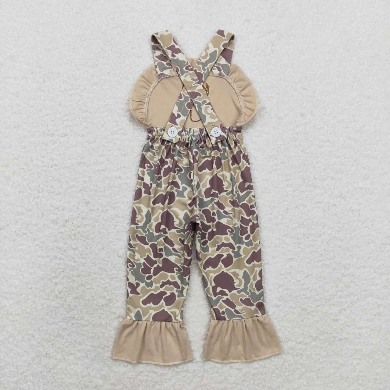 SR1914 baby girl clothes embroidery deer camo hunting clothes girl summer romper
