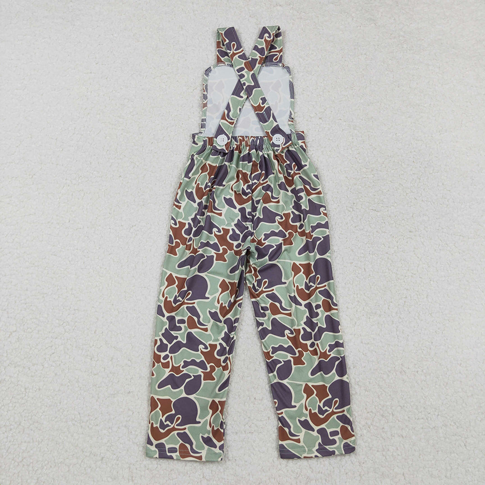 Green Camouflage Straps Boys Jumpsuits Rompers SR2006