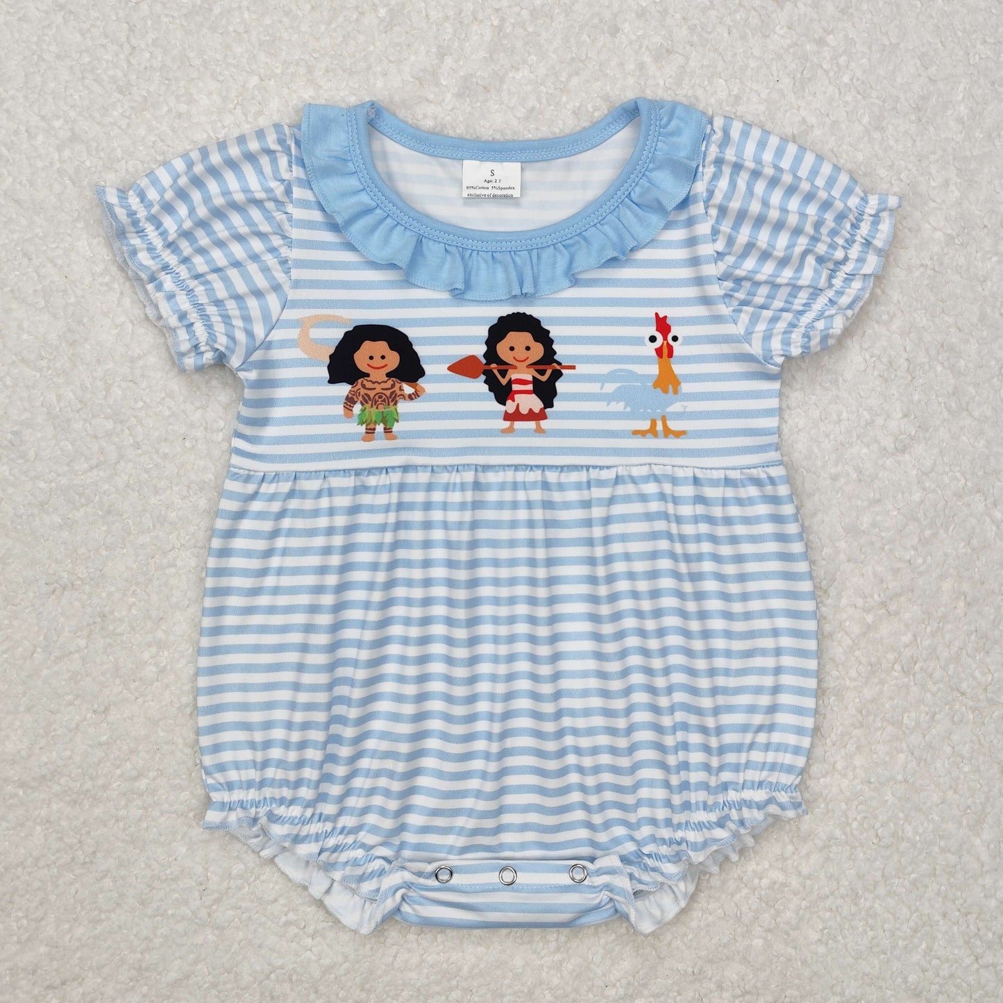 SR2419 baby girl clothes cartoon girl summer bubble