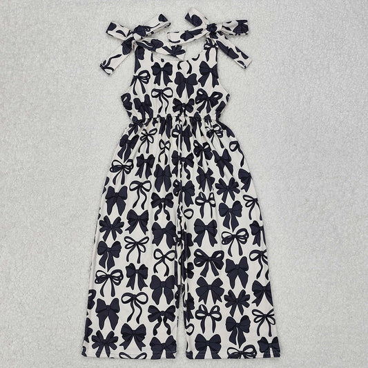 Black Bows Straps Girls Jumpsuits Rompers SR2524