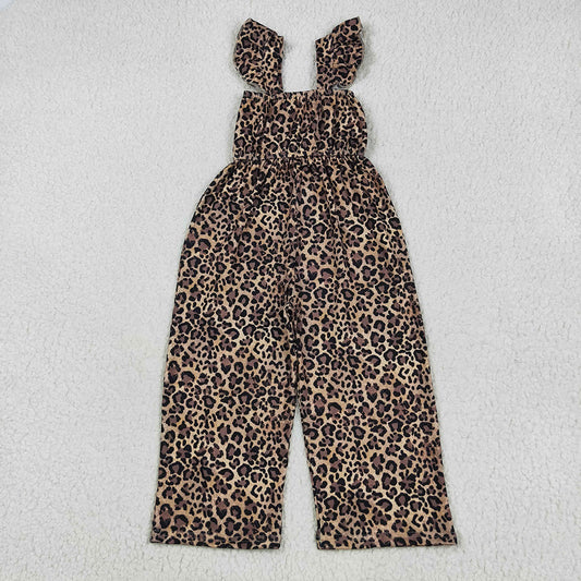 Leopard Western Straps Girls Jumpsuits Rompers SR3054