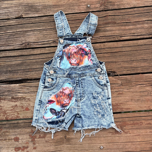 heifer suspender blue denim Overall jeans