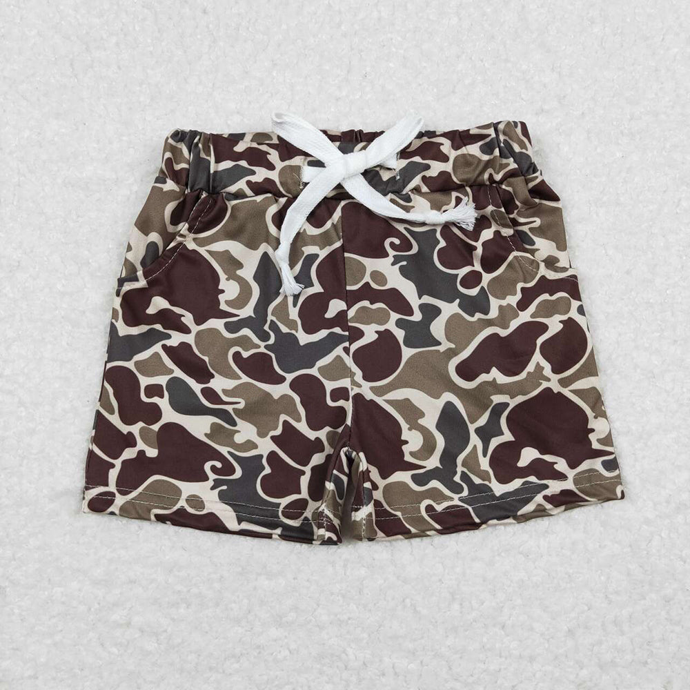8 Colors Sibling Baby Boys Camouflage Summer Bottom Shorts