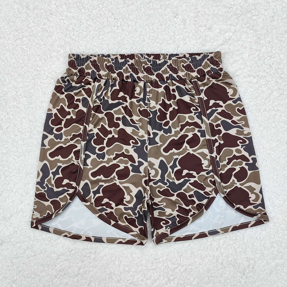 SS0367 adult clothes dark green camouflage women summer shorts