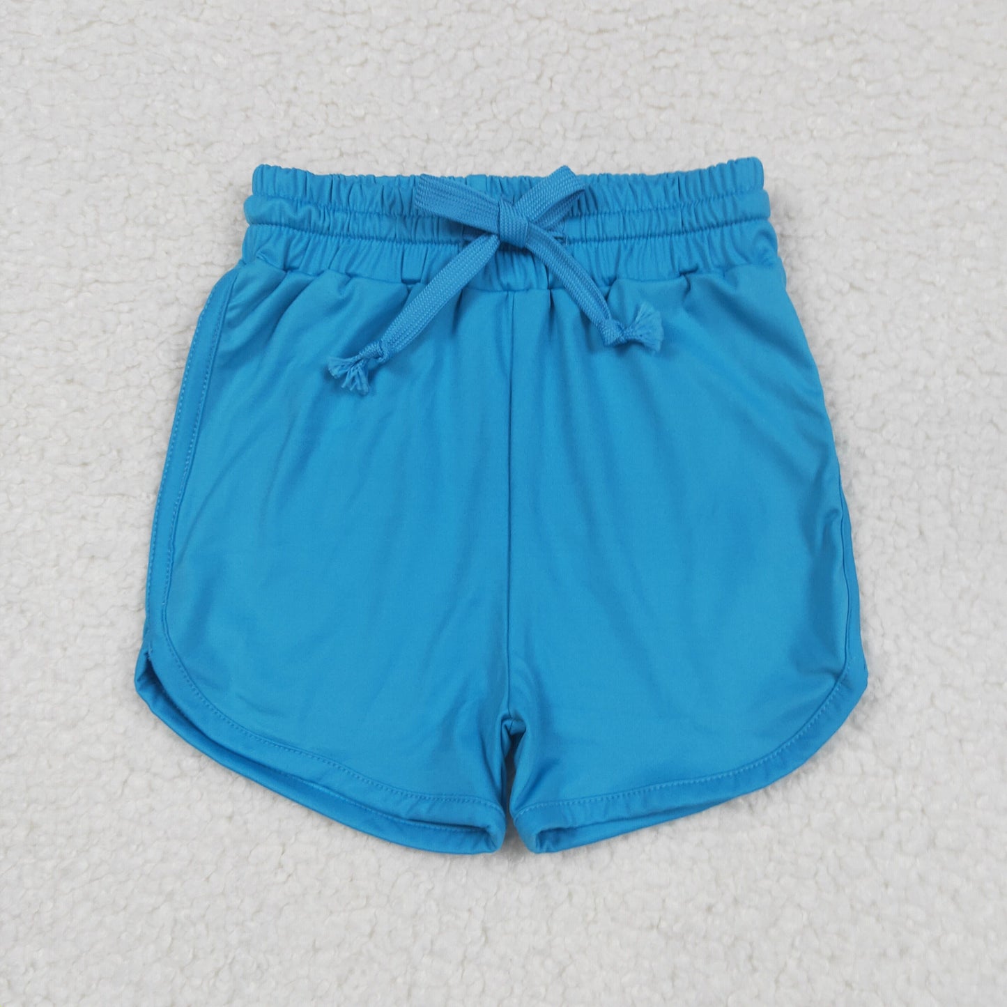 SS0504 Baby Girls Blue Sports Shorts