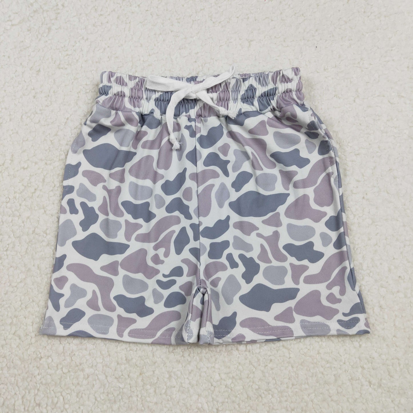 Sibling 10 Colors Baby Boys Southern Camo Pockets Shorts Bottoms(longer)