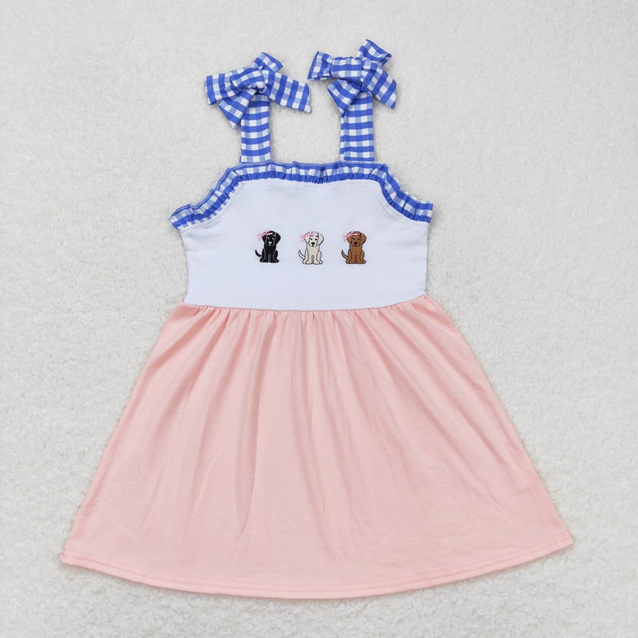 GSD0834 baby girl clothes embroidery pubby girl summer dress