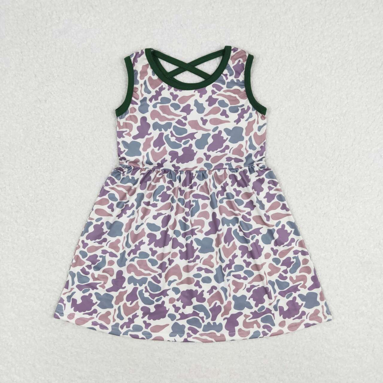 GSD1042 toddler clothes camouflage baby girl summer dress