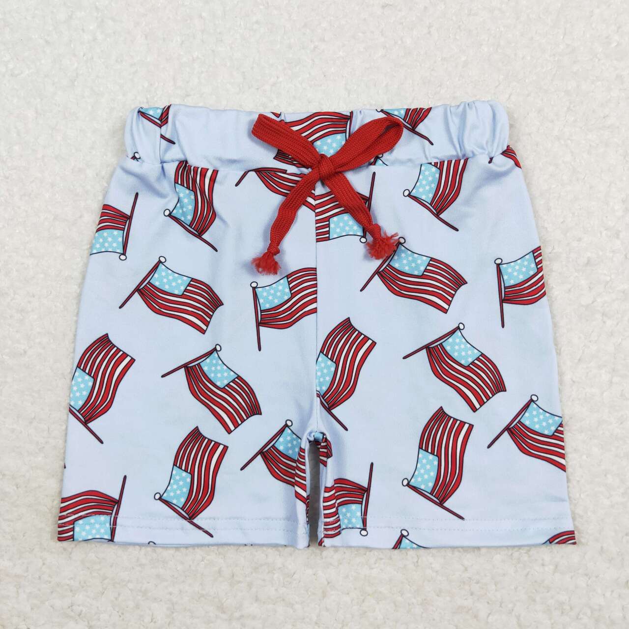 SS0174 baby boy clothes 4th of July patriotic boy summer shorts