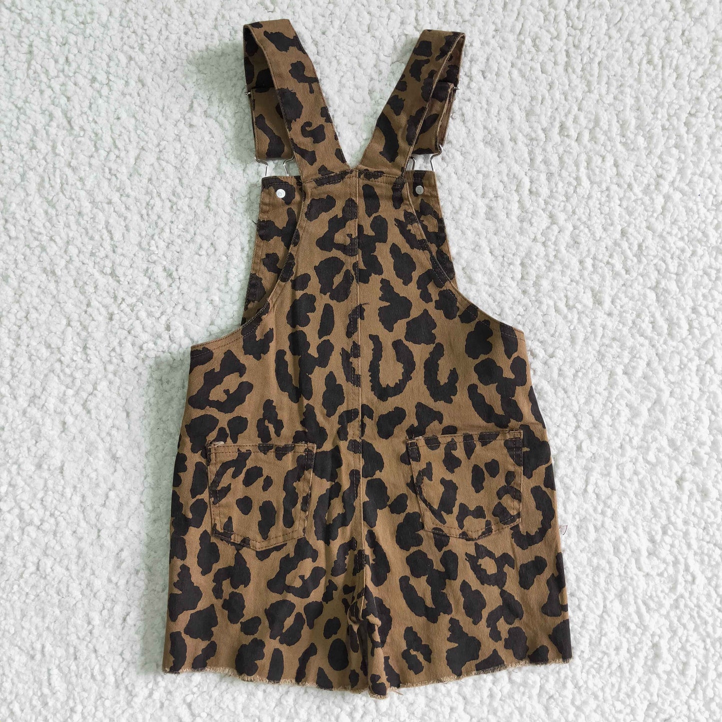 Leopard suspender Western Overall jeans