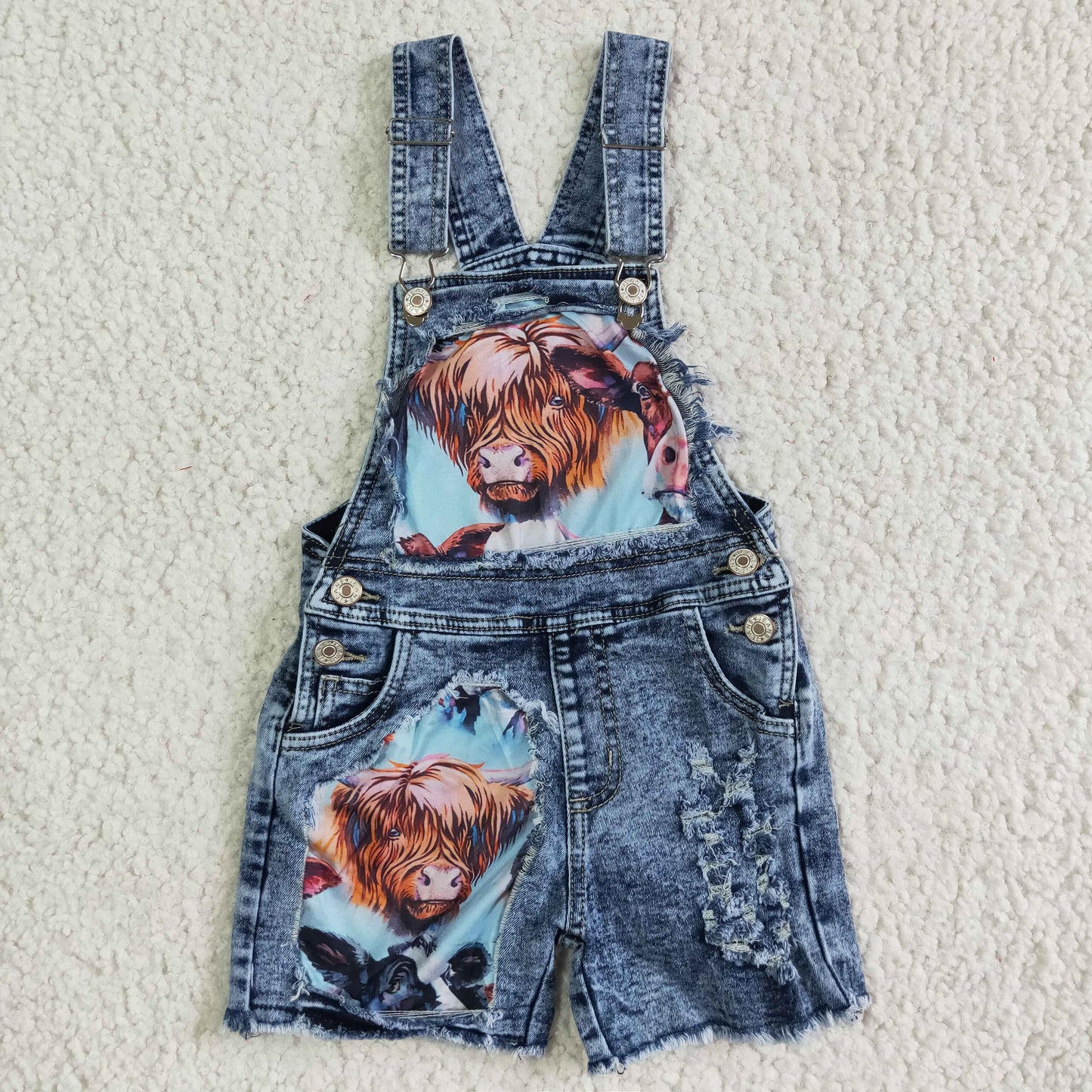 heifer suspender blue denim Overall jeans