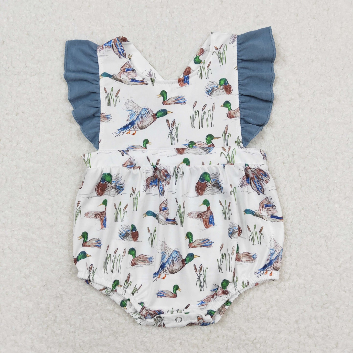 SR0893 baby girl clothes mallard girl summer bubble