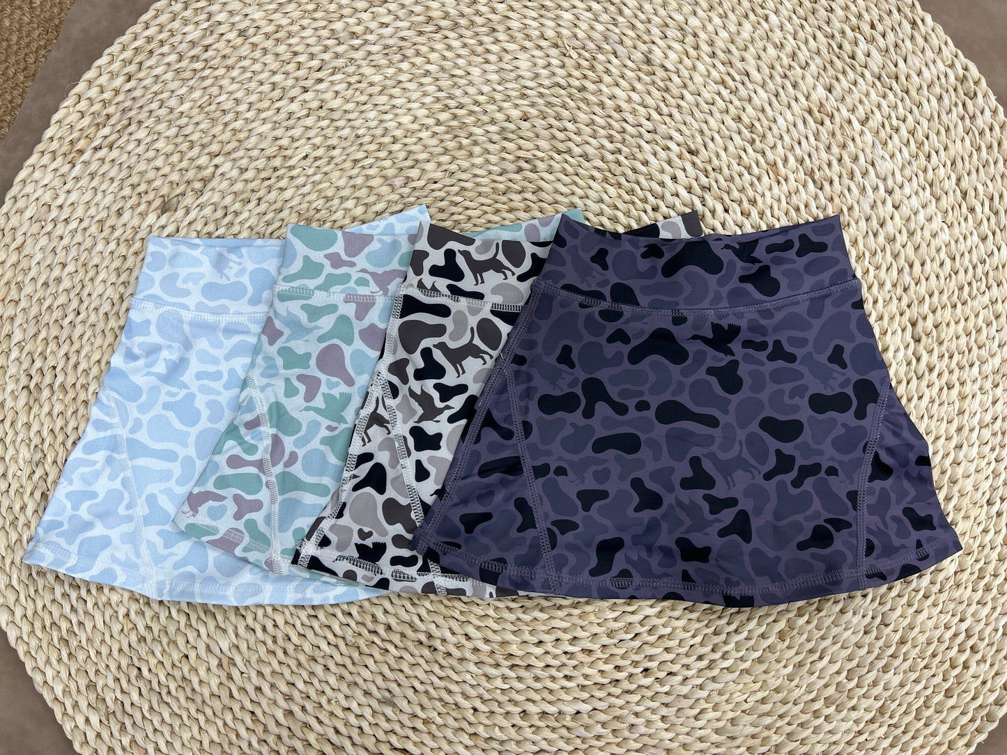 Sibling Baby Girls Western Ducks Camo Yoga Skorts Bottom