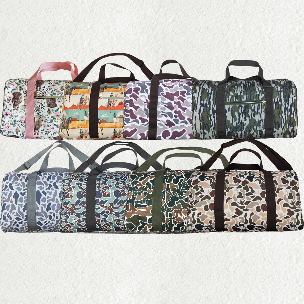 Sibling Adult Ducks Camouflage Western Hunting Duffel Gym Bags