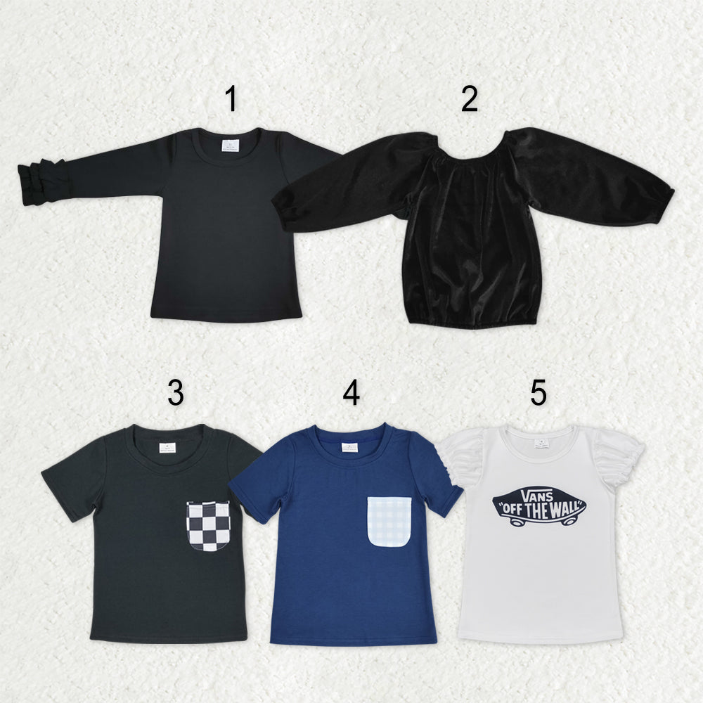 Sibling Baby Boys Girls Tee Shirts Tops