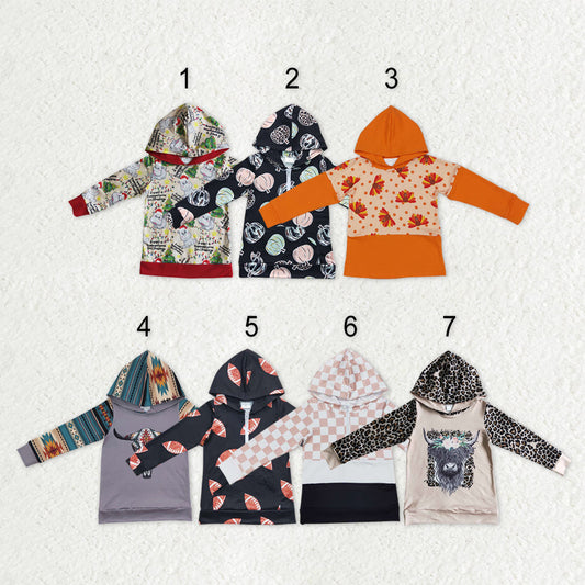 Sibling Baby Boys Long Sleeves Hoodies Tops