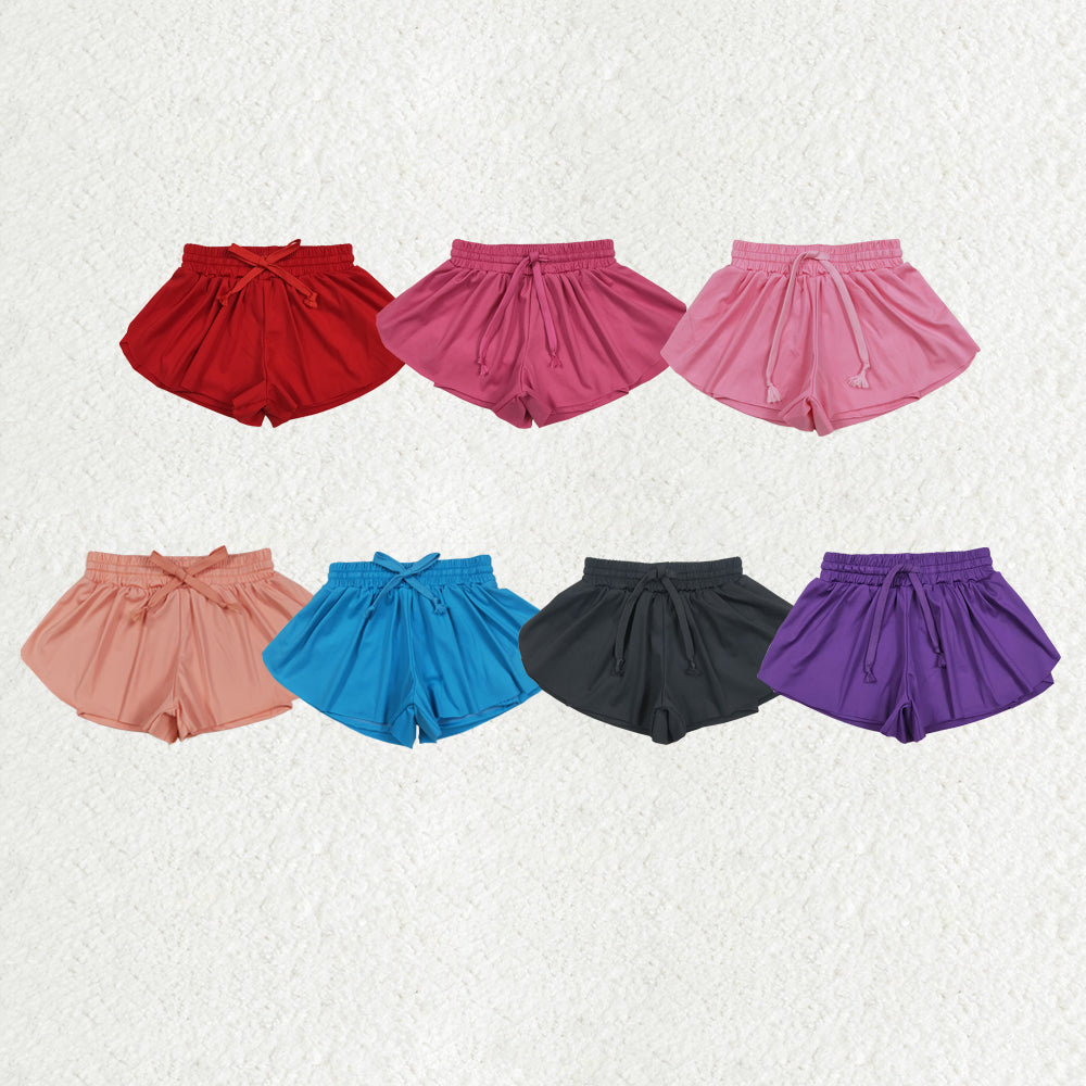 Sibling Baby Girls Colorful Skort Yoga Shorts Bottoms