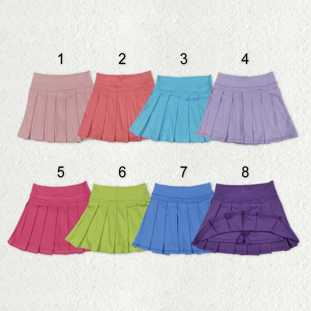 Sibling Baby Girls Colorful Yoga Active Short Skirts Bottoms