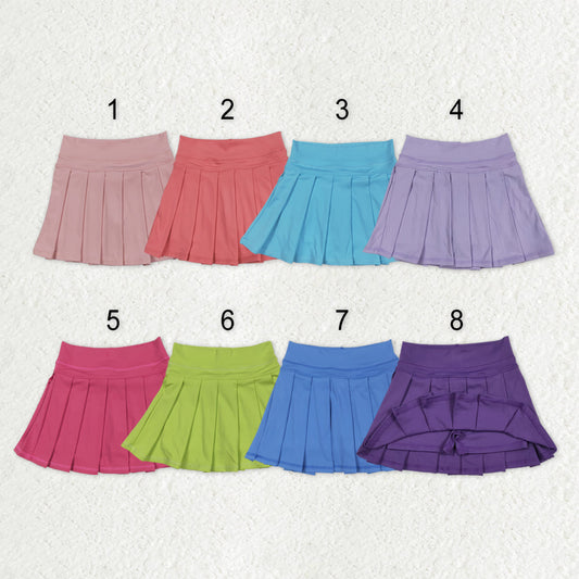 Sibling Baby Girls Colorful Yoga Active Short Skirts Bottoms