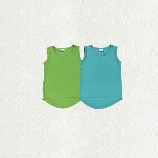 Sibling Baby Girls Sleeveless Colorful Yoga Vests Top