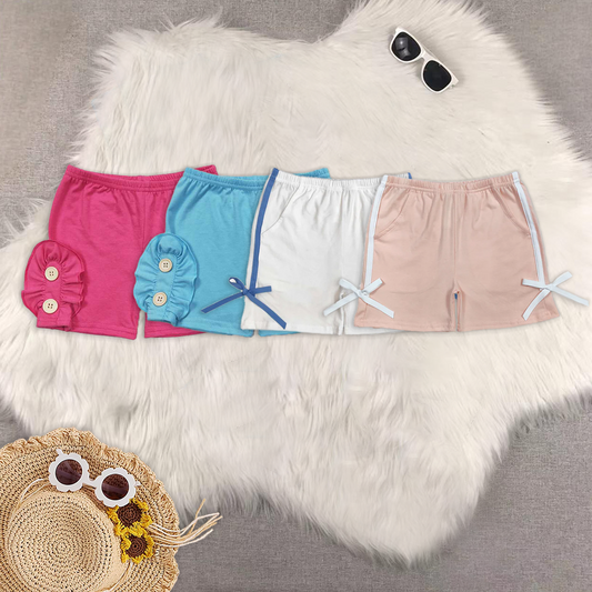 Sibling Baby Girls Cotton Summer Shorts Bottoms