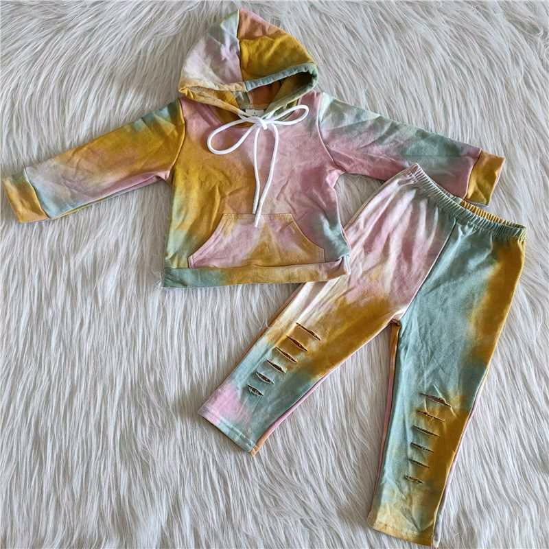 6 A15-26 girl winter sweater tie dye long sleeve set -promotion 2023.12.23