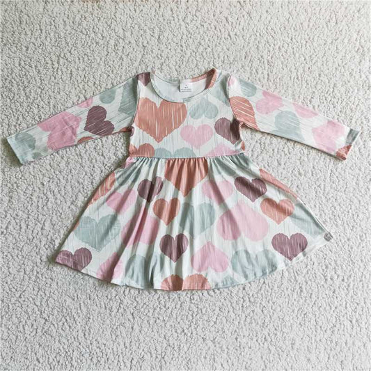 6 A1-5 baby girl clothes  hearts girl valentines day dress-promotion 2023.12.16