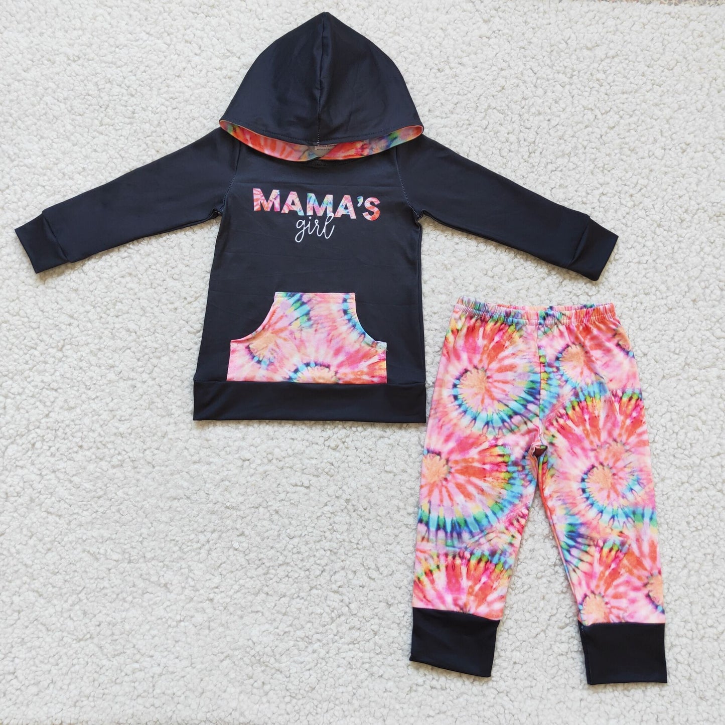 6 A14-17 girl mama's girl hoodies winter long sleeve set - promotion 2023.10.23