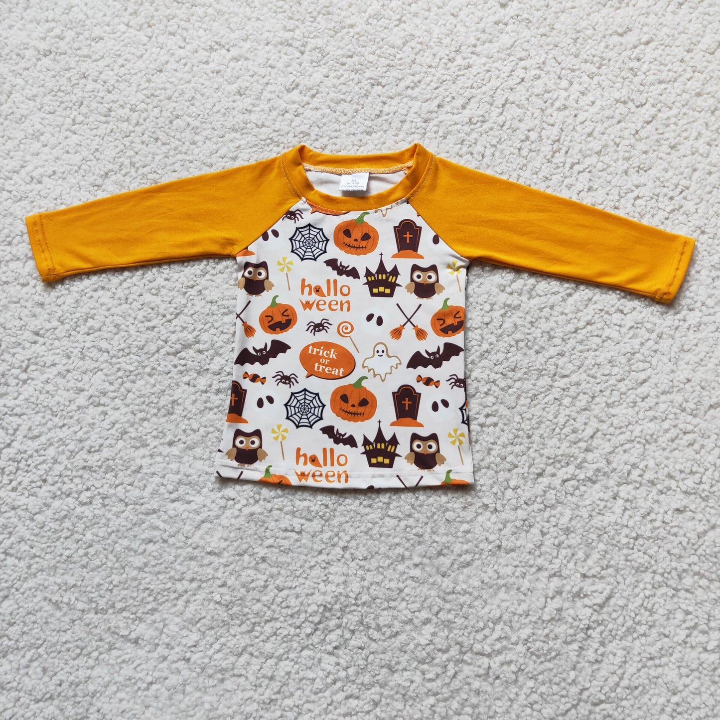 Halloween Pumpkin long sleeve T-shirt 6 A17-18