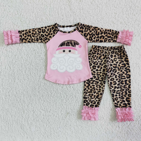 6 A22-12 baby girl santa claus leopard christmas clothes-promotion 2023.10.30