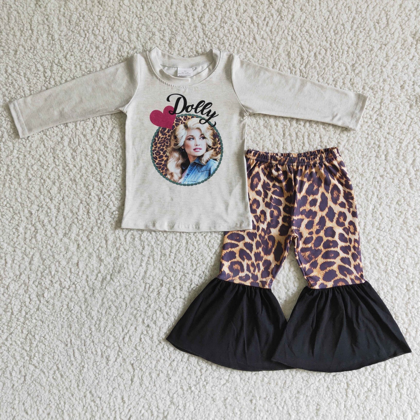 6 A28-5 girl leopard print long sleeve set-promotion 2023.11.11