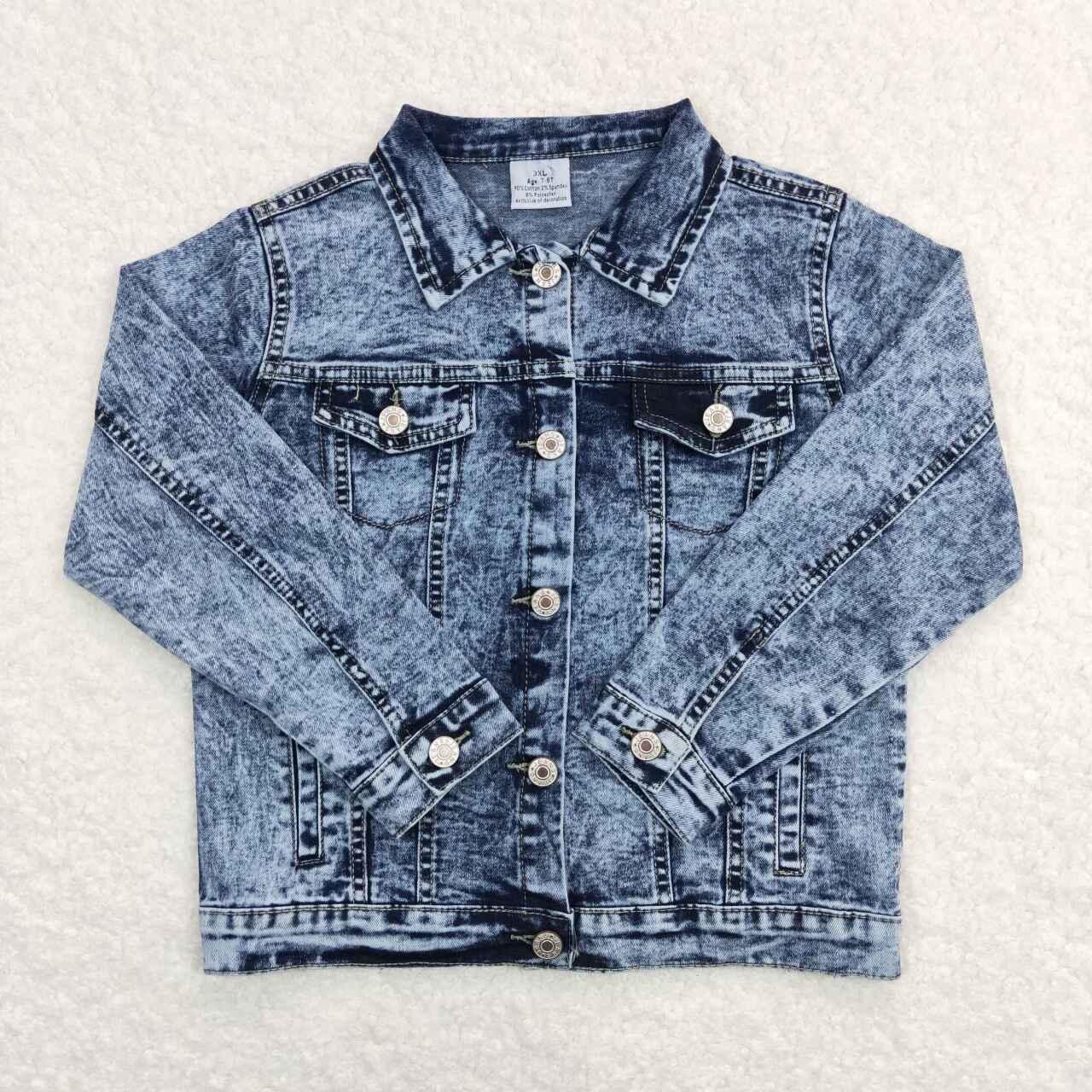 6 A5-14 baby girl clothes denim jackets winter coats