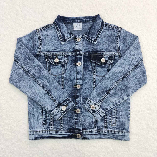 6 A5-14 baby girl clothes denim jackets winter coats