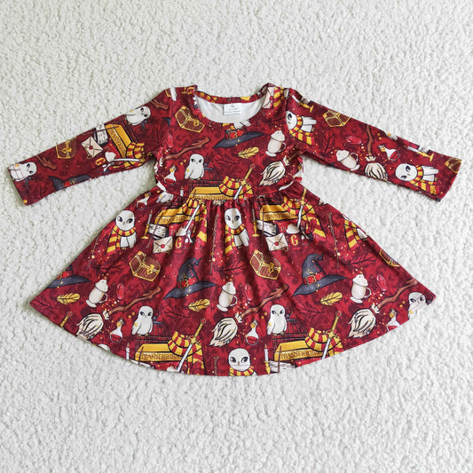6 A6-4 (1) baby girl magic academy long sleeve Dresses-promotion 2023.12.9
