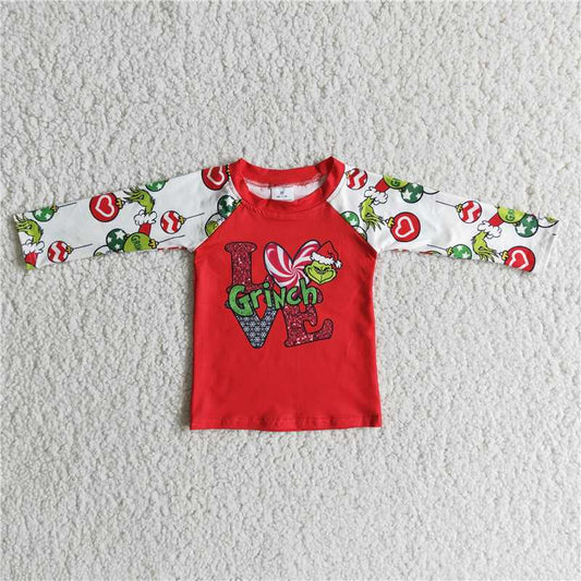 6 A9-12 baby boy Xmas red cartoon t-shirts-promotion 2023.10.30