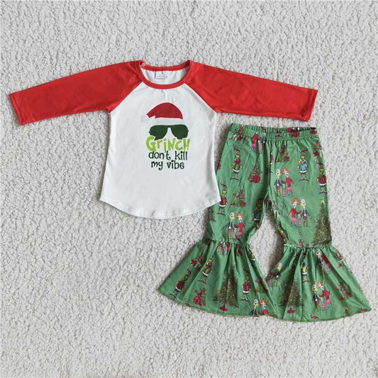 girls Xmas cartoon outfit 6 A9-20